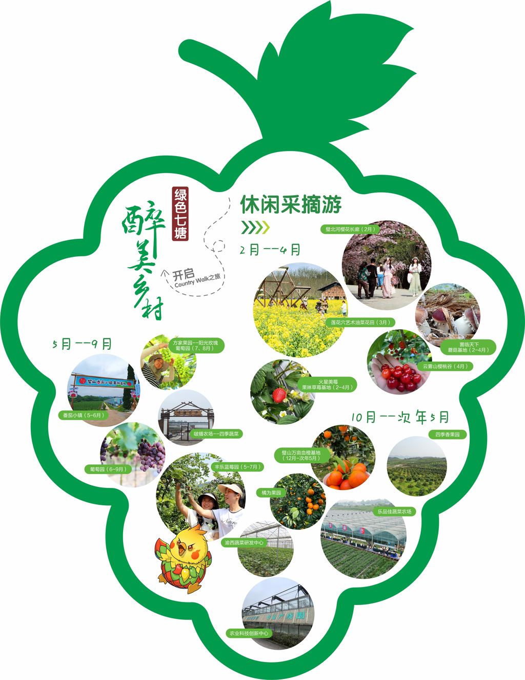 说走就走 去璧山打卡3条精品Country Walk路线！